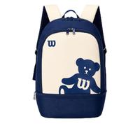 Wilson Bear Junior Backpack, Sports and Casua, Spearate Shoe Compartment (Navy)