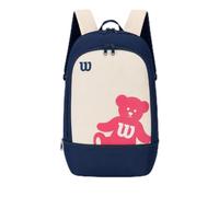 Wilson Bear Junior Backpack, Sports and Casua, Spearate Shoe Compartment (Navy Red)