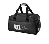 Wilson Bela Small Padel Bag, Duffle Bag, Holds up to 2 Rackets, Black