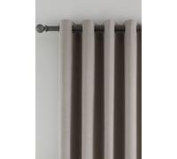 Catherine Lansfield Wilson Blackout Thermal 168x137cm Curtains Two Panels Grey