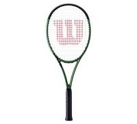 WILSON Blade Team V8 Pre-Strung Adult Performance Racket - Grip Size 2-4 1/4", Metallic Green
