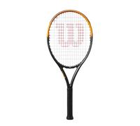 Wilson Burn Spin Jr 26 Tennis Racket, Lightweight Design with Enhanced Spin, Durable Build, Vibrant Finish, Colour: Black/Orange, Size: 26