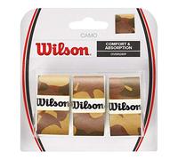 Wilson Camo Overgrip Set, 3 Refills, Camouflage Design, Beige, WRZ470860