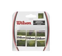 Wilson Camo Overgrip Set, 3 Refills, Camouflage Design, Green, WRZ470850, One Size