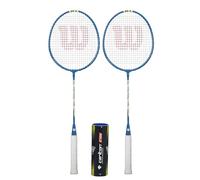 Wilson Champ 2 Play Badminton Set inc 2 Rackets & Shuttles
