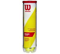Wilson Tennis Balls, Champ Extra Duty, 4-pack Can, for All Surfaces, Yellow, Wrt110000