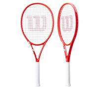 Wilson Clash 100L V3 Reverse Adult Performance Tennis Racket - Grip Size 3-4 3/8", Strung with Sensation 16 Natural at Mid Range Tension