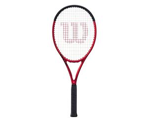 Wilson Clash 100UL v2.0 Tennis Racket, Carbon Fibre, Head-Light (grip-heavy) balance, 281 g, 68.6 cm length, Red/Black