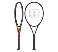 Wilson Clash 100 Pro V3 Strung Adult Performance Tennis Racket - Grip Size 2-4 1/4", Strung with Sensation 16 Natural at Mid Range Tension