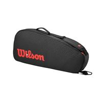 Wilson Clash V3 Super Tour Tennis Racket Bags - Black/Infrared, Black/Infrared, Holds up to 3 Rackets