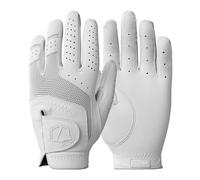 Wilson Conform Women's Golf Glove, Made From Premium Cabretta Leather, With a Dynamic Mesh Design and Exceptional Grip Control, Colour: White, Size: L (Left Hand)