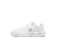 Wilson Women's Courtglide Padel Shoes, White/White/Silver, 10