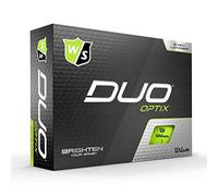 Wilson DUO OPTIX GREEN 12- GOLF BALL