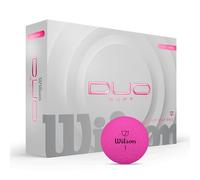Wilson Golf Balls 2025 Duo Soft - Gentle Feel & Dynamic Energy, Speed-Boosting Flight - Pink 1 Dozen