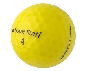 Wilson Duo Yellow Golf Balls - All Pearl - No Pen Marks - 25 Lake Balls