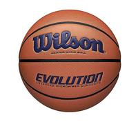 WILSON Evolution Indoor Game Basketball, Navy, Size 7-29.5"