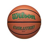 WILSON Evolution Indoor Game Basketball, Green, Size 6-28.5"