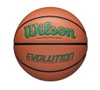 WILSON Evolution Indoor Game Basketball, Green, Size 7-29.5"