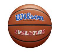 WILSON Evolution Indoor Game Basketball - USA, Size 7-29.5"