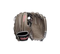 WILSON Fall 2024 A1000 Infield Baseball Gloves Glove, Grey/Black/Red, 11.75 Inches