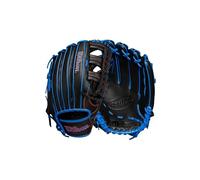 WILSON Fall 2024 A1000 Outfield Baseball Gloves Glove, Black/Royal Blue/Orange, 12.25 Inches