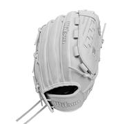 Wilson Fall 2024 A1000 V125 12.5 Outfield Fastpitch Softball Glove - White/Grey Right Hand Throw
