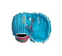 Wilson Fall 2024 A2000 1785 11.75 Infield Baseball Glove - Right Hand Throw Sky Blue/Flamingo