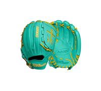 Wilson Fall 2024 A2000 B23 12 Pitchers Baseball Glove - Left Hand Throw Seafoam/Yellow Gold