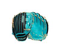Wilson Fall 2024 A2000 PF50SS 12.25 Outfield Baseball Glove - Left Hand Throw Black/Teal/Blonde