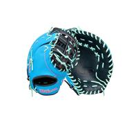 Wilson Fall 2025 A2000® 1677SS 12.5” Baseball First Base Mitt - Left Hand Throw, Sky Blue/Navy/Seafoam