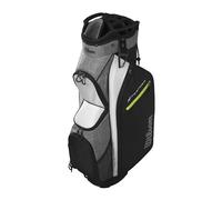 Wilson Feather Cart Bag, With 14-Way Top and Nine Storage Pockets, Keeps Clubs Organised & Protected, Colour: Black/Grey/White