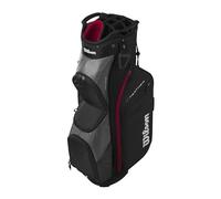 Wilson Feather Golf Trolley Bag - Black/Grey/Red