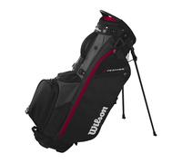 WILSON 2025 FEATHER GOLF STAND BAG - BLACK / RED