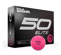 Wilson Fifty Elite Golf Balls - 12 Pack, Pink
