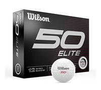 Wilson Fifty Elite 12 Golf Ball Pack, Mens, White | American Golf