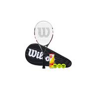 Wilson Fusion XL Tennis Racket + Full Cover & 3 Tennis Balls