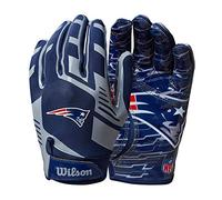 Wilson Gloves NFL TEAM SUPER GRIP, One size fits all for teenagers, Silicone/Stretch Lycra