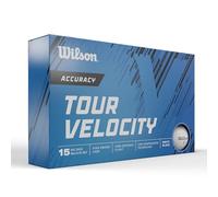 WILSON 2024 TOUR VELOCITY FEEL GOLF BALLS - 15 BALL PACK / ACCURACY