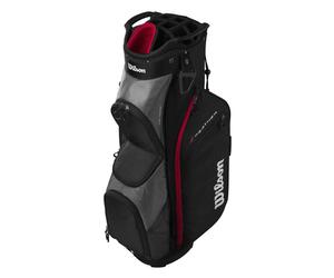 Wilson Golf Cart Bag Feather Lightweight Trolley Bag 2025 - Black / Red