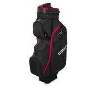 Wilson Golf I-Lock 4 Organiser Cart Bag 2025 - Black / Red / White