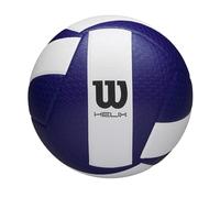 Wilson Helix Game Volleyball, Specially Designed for High Performance, Provides Advanced Grip and Optimised Control Made From Premium Micro-Fibre, Colour: Blue/White, Official Size