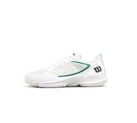 Wilson Hurakn Lite Men's Padel Shoes, Stylish Look, Breathable Ease, Energetic Cushioning, Dependable Grip, Colour: White/White/Bosphorus, Size: 11