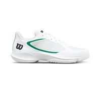 Wilson Hurakn Lite Men's Padel Shoes, Stylish Look, Breathable Ease, Energetic Cushioning, Dependable Grip, Colour: White/White/Bosphorus, Size: 10 1/2