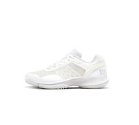 Wilson Hurakn Pro V2 Women's Padel Shoes, Confident Control, Energetic Comfort, Agile Motion, Rotational Grip, Colour: White/Silver, Size: 6.5