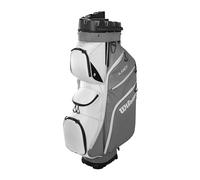 WILSON 2025 I-LOCK 4 GOLF CART BAG - GREY / WHITE / BLACK