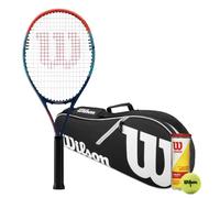 Wilson Impact Tennis Racket inc Wilson Advantage Black Bag & 3 Premium Tennis Balls