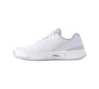 Wilson Intrigue Pro Women's Tennis Shoes, Female-Centred Design, Provides Exceptional Stability and Arch Support with a Secure Heel Fit for Superior Grip, Colour: White/Lavender Blue/Silver, Size: 7
