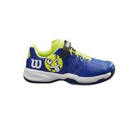 Wilson KAOS Emo Tennis Shoes, Bluing/Safety Yellow/White, 1 UK