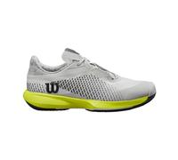 Wilson Kaos Swift 1.5 Clay Tennis Shoe for Clay Court, Men's, Size 12 1/2, Pearl Blue/Black/Safety Yellow