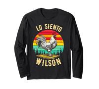 Wilson Lo Siento Vintage Chicken Meme Long Sleeve T-Shirt